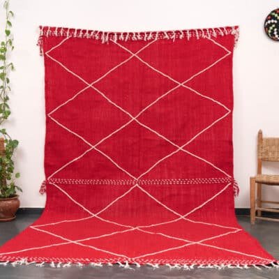 Red Zanafi Kilim Rug