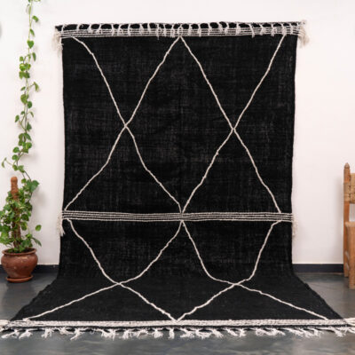 Black Zanafi Kilim Rug