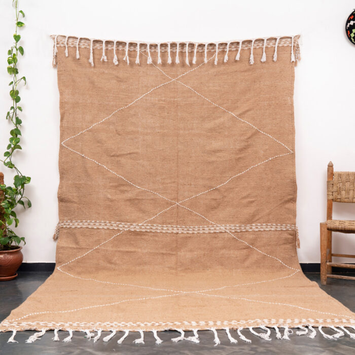 Beige Zanafi Kilim Rug