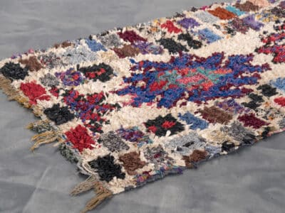 3x5 Moroccan Runner Handmade Cotton Rag rug Runner - Image 5