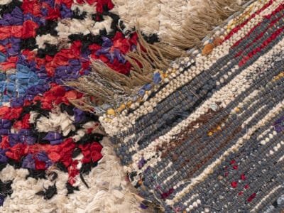 3x5 Moroccan Runner Handmade Cotton Rag rug Runner - Image 9