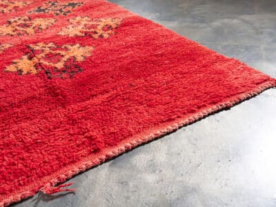 3x9 Red Moroccan Runner Rug - Image 6