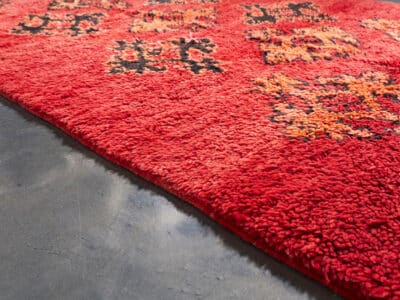 3x9 Red Moroccan Runner Rug - Image 7