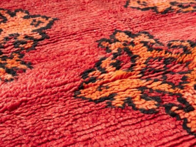 3x9 Red Moroccan Runner Rug - Image 8