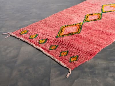 3x8 Moroccan Pink Boho Rug - Image 4