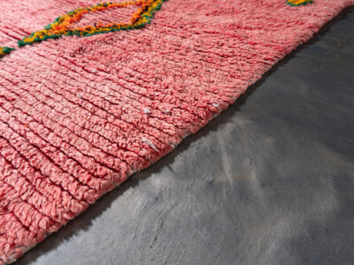 3x8 Moroccan Pink Boho Rug - Image 7