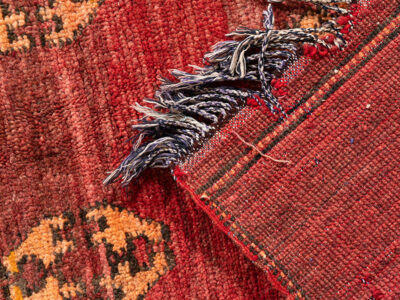 3x5 Small Berber Red Rug - Image 10