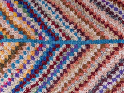 2x6 Moroccan Handmade Multicolor Cotton Rag rug Runner - Image 8