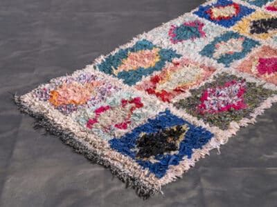 2.5x7 Moroccan Handmade Cotton Rag rug Runner - Image 5