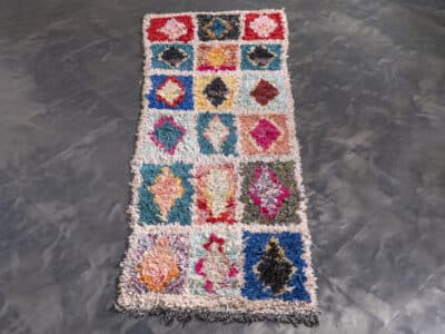 2.5x7 Moroccan Handmade Cotton Rag rug Runner - Image 6