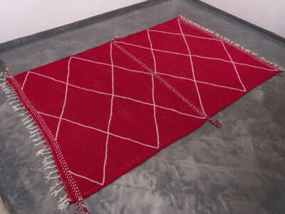 7x10 Red Moroccan Kilim - Image 2