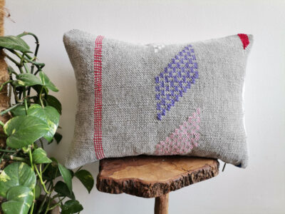 Moroccan Gray Pillow