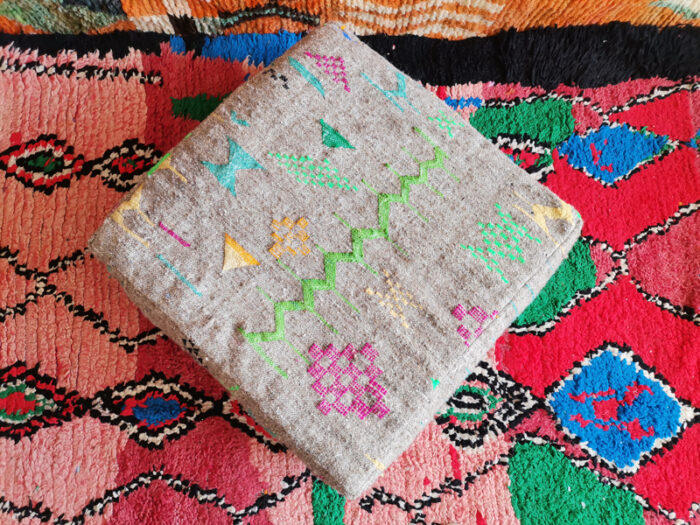 Moroccan Kilim Pouf