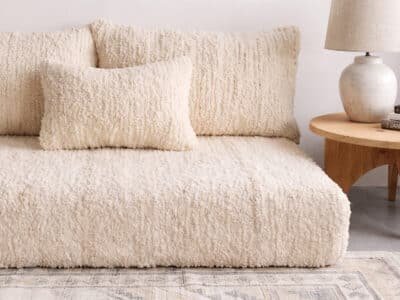 Handmade Moroccan Sofa Set - White - Image 7
