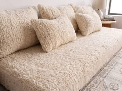 Handmade Moroccan Sofa Set - White - Image 6