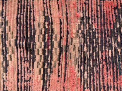 2.3X10 Vintage Moroccan Pink Runner Rug - Image 10