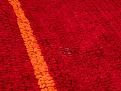 3x4 Small Red Rug Vintage - Image 5