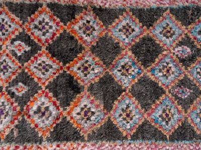 3x6 Moroccan Rug Boucherouite - Image 9