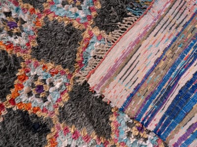 3x6 Moroccan Rug Boucherouite - Image 10