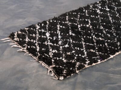 2.5X7 Moroccan Black Runner - Image 4