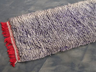 2.6X11 Purple Berber Runner - Image 5