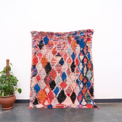 Diamond Moroccan Rag Rug