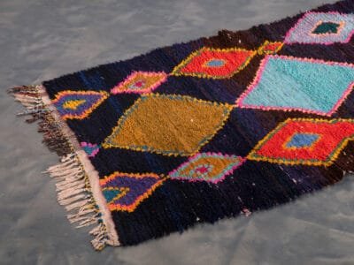 3X7.5 Black Berber Runner - Image 5