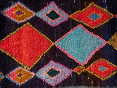 3X7.5 Black Berber Runner - Image 9