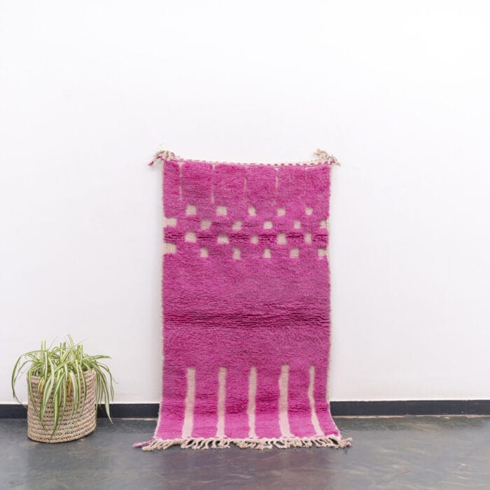 Pink Beni Ourain Rug