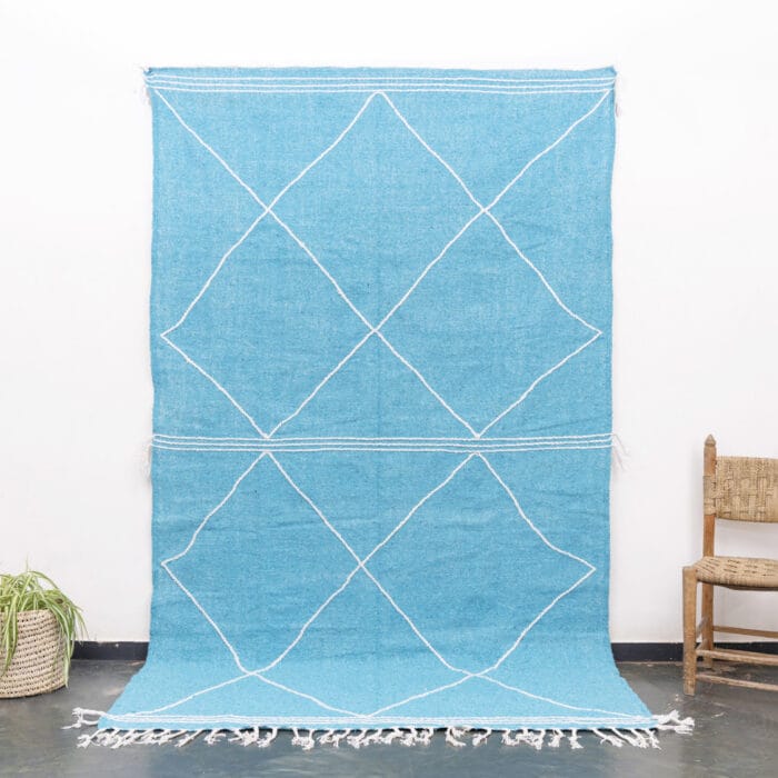 Light Blue Kilim Rug