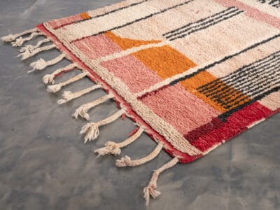 5x8 Pink Berber Boujad Rug - Image 4