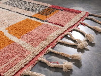 5x8 Pink Berber Boujad Rug - Image 5