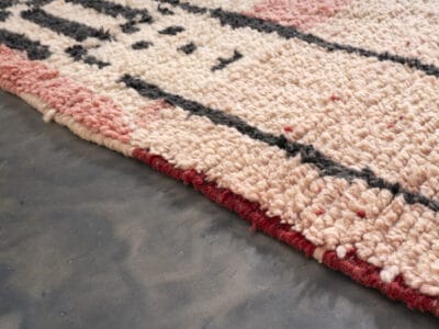 5x8 Pink Berber Boujad Rug - Image 6