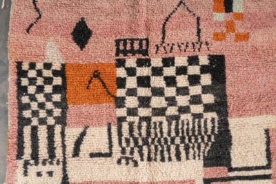 5x8 Pink Berber Boujad Rug - Image 7