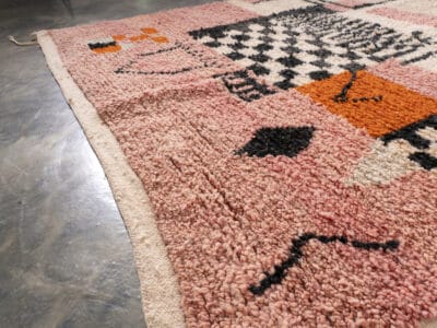 5x8 Pink Berber Boujad Rug - Image 8