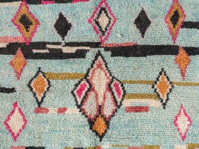 5x9 Abstract Berber Carpet - Image 7