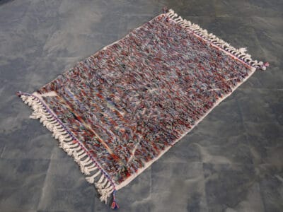 3x5 Small Red Berber Rug Azilal - Image 2