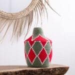 Moroccan straw basket