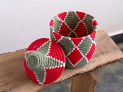 Decorative Moroccan Basket Handmade - Image 4