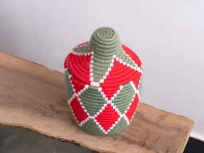 Decorative Moroccan Basket Handmade - Image 5