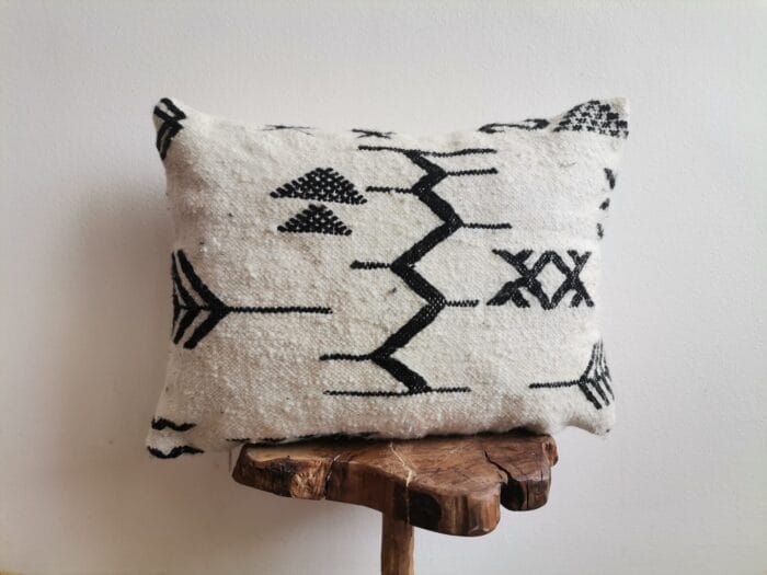 Berber White Pillow