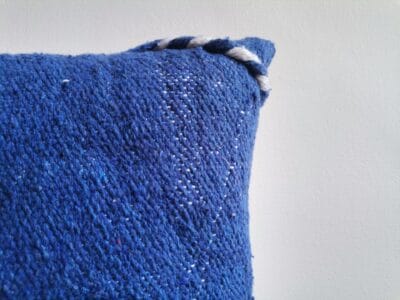 16x16 Moroccan Blue Cushion - Image 3