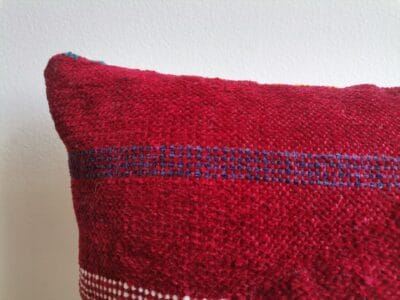 12x20 Moroccan Dark Red Pillow - Image 4