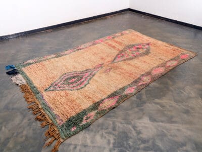 5x8 Pink Vintage Morocco Rug - Image 6