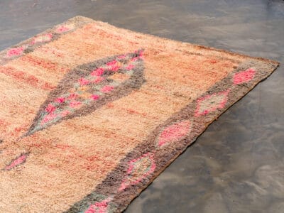 5x8 Pink Vintage Morocco Rug - Image 3