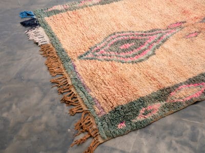 5x8 Pink Vintage Morocco Rug - Image 4