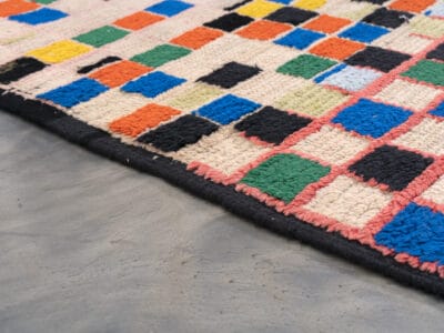 5x9 Multi Colored Berber Carpet - Image 6