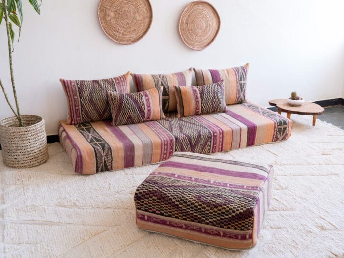 Moroccan Style Floor Sofa Set