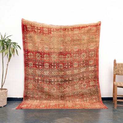 Berber Vintage Rug Red