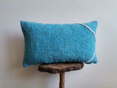 Light Blue Morocco Cushion